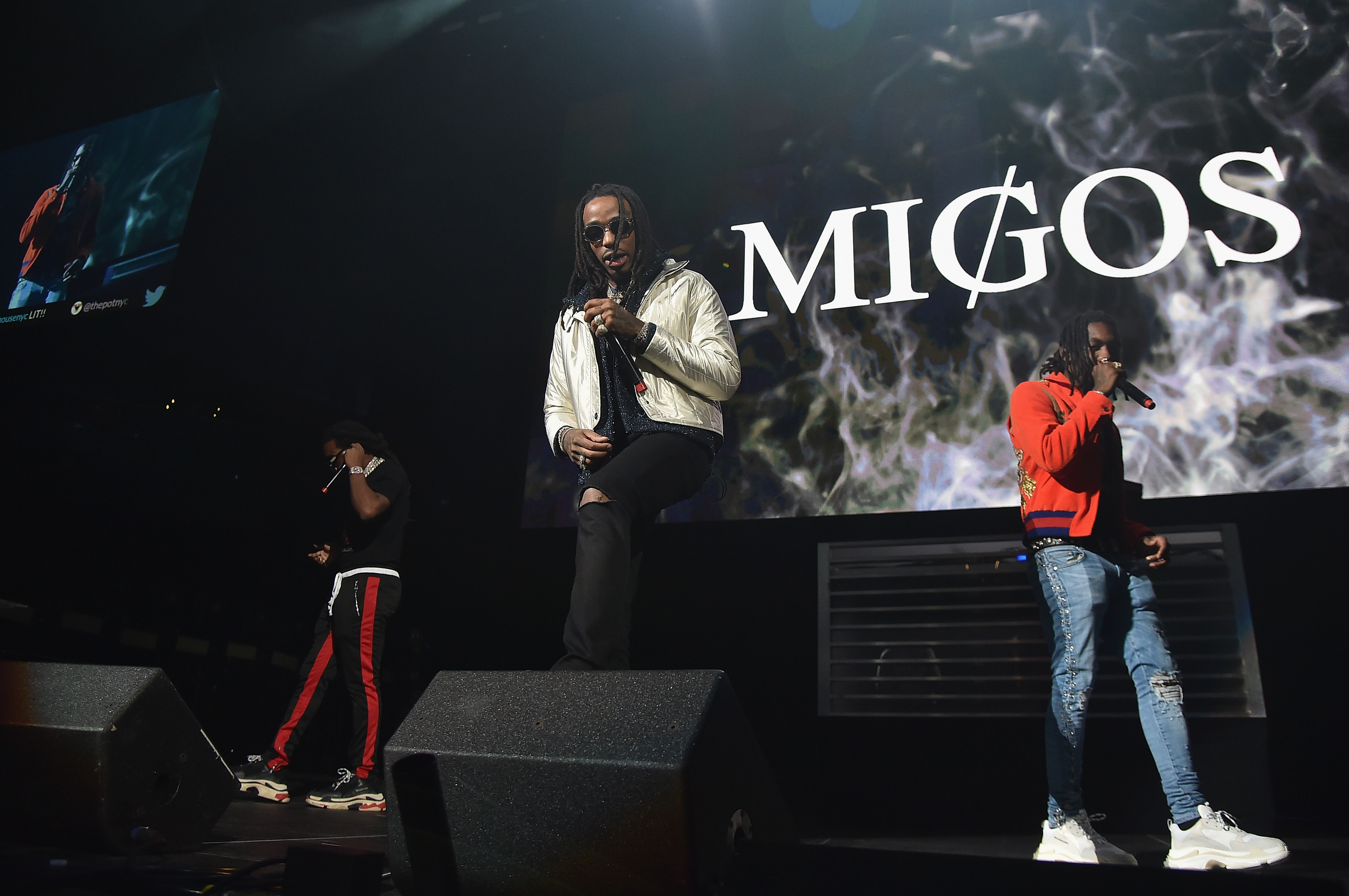 Migos Debut New Single With Nicki Minaj Cardi B At Powerhouse Concert