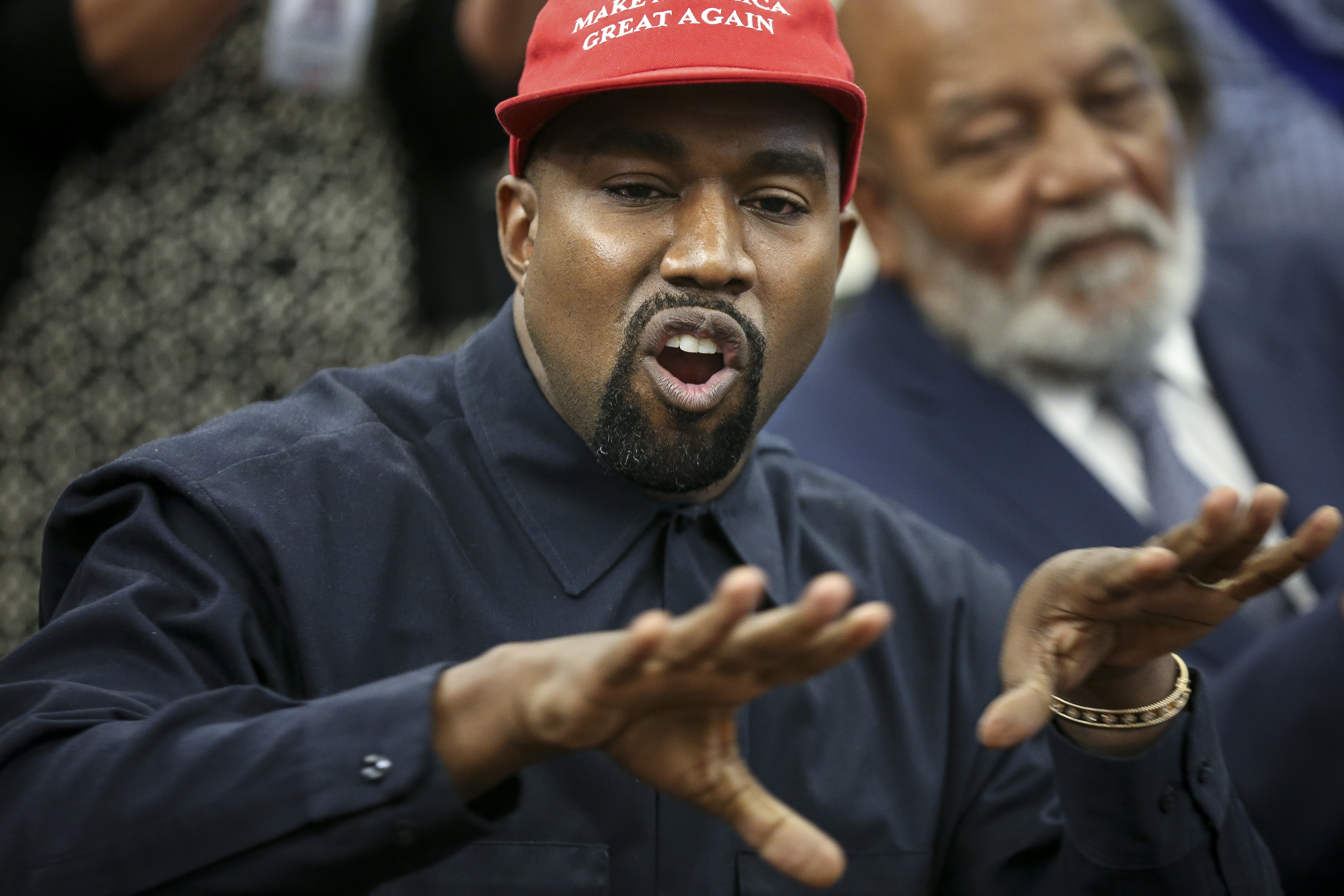 Kanye West Storms Out Of Live Interview, Talks Trump 