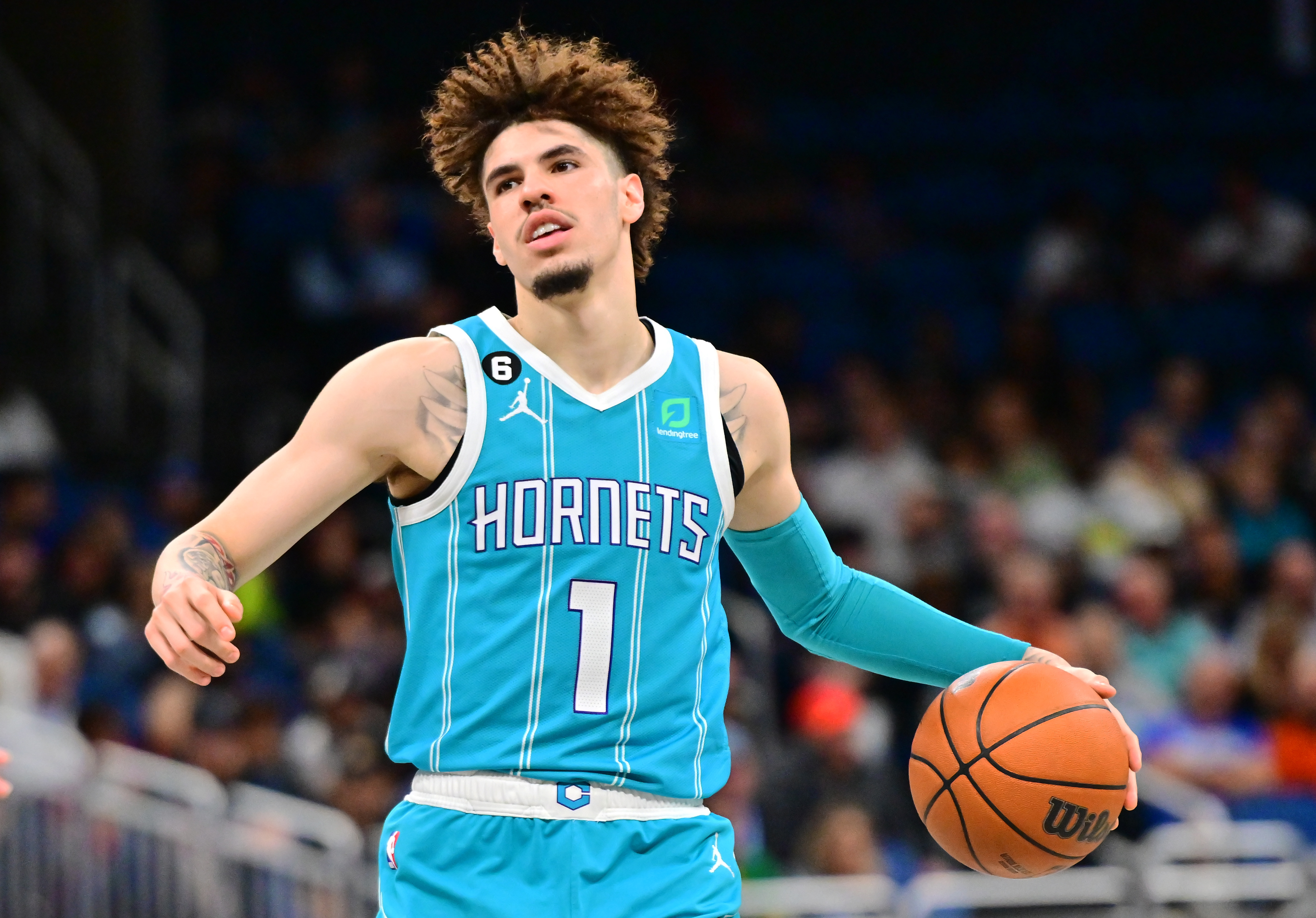 LaMelo Ball Injures Ankle In Freak Courtside Incident