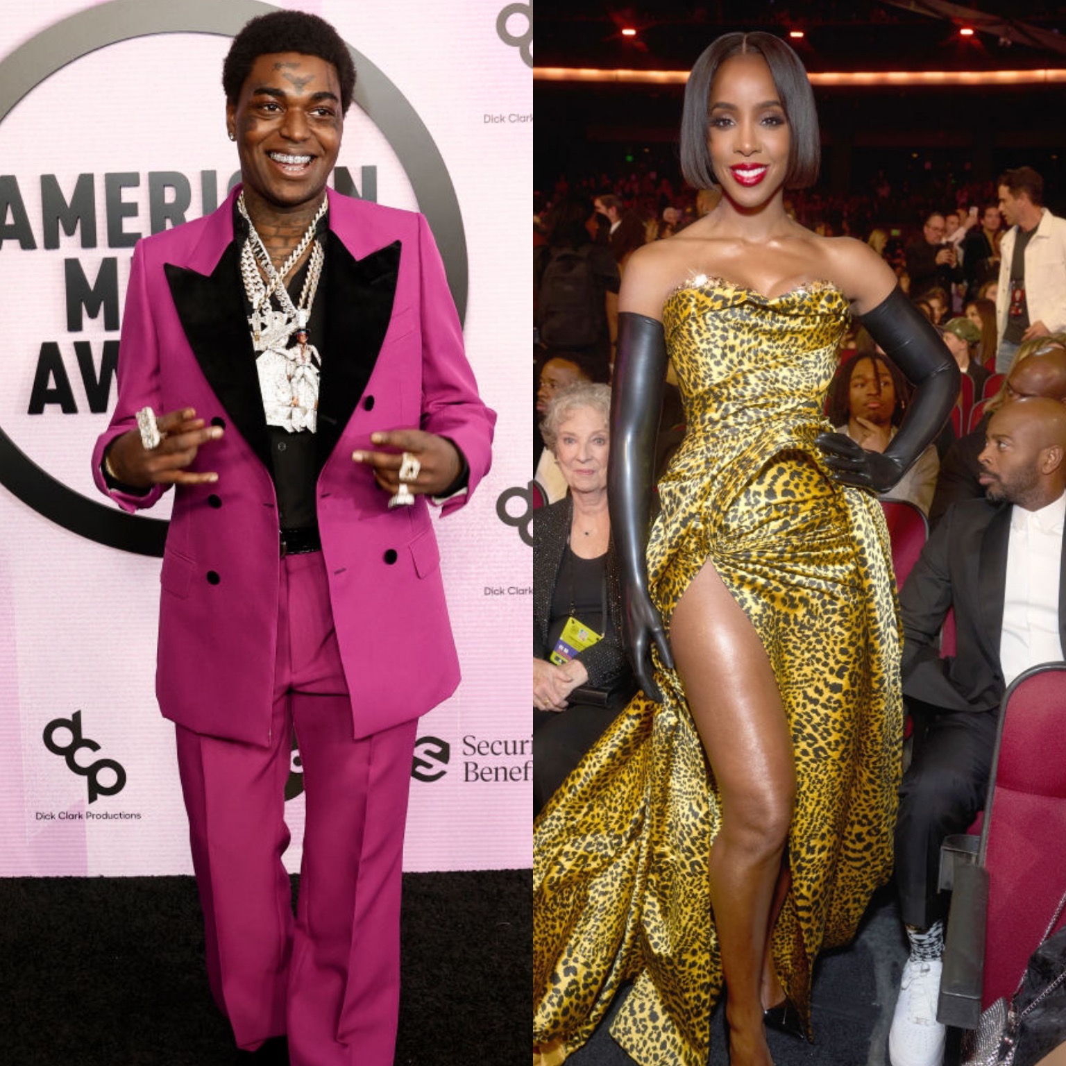 American Music Awards 2022: Kelly Rowland Wows in Animal Print Dress