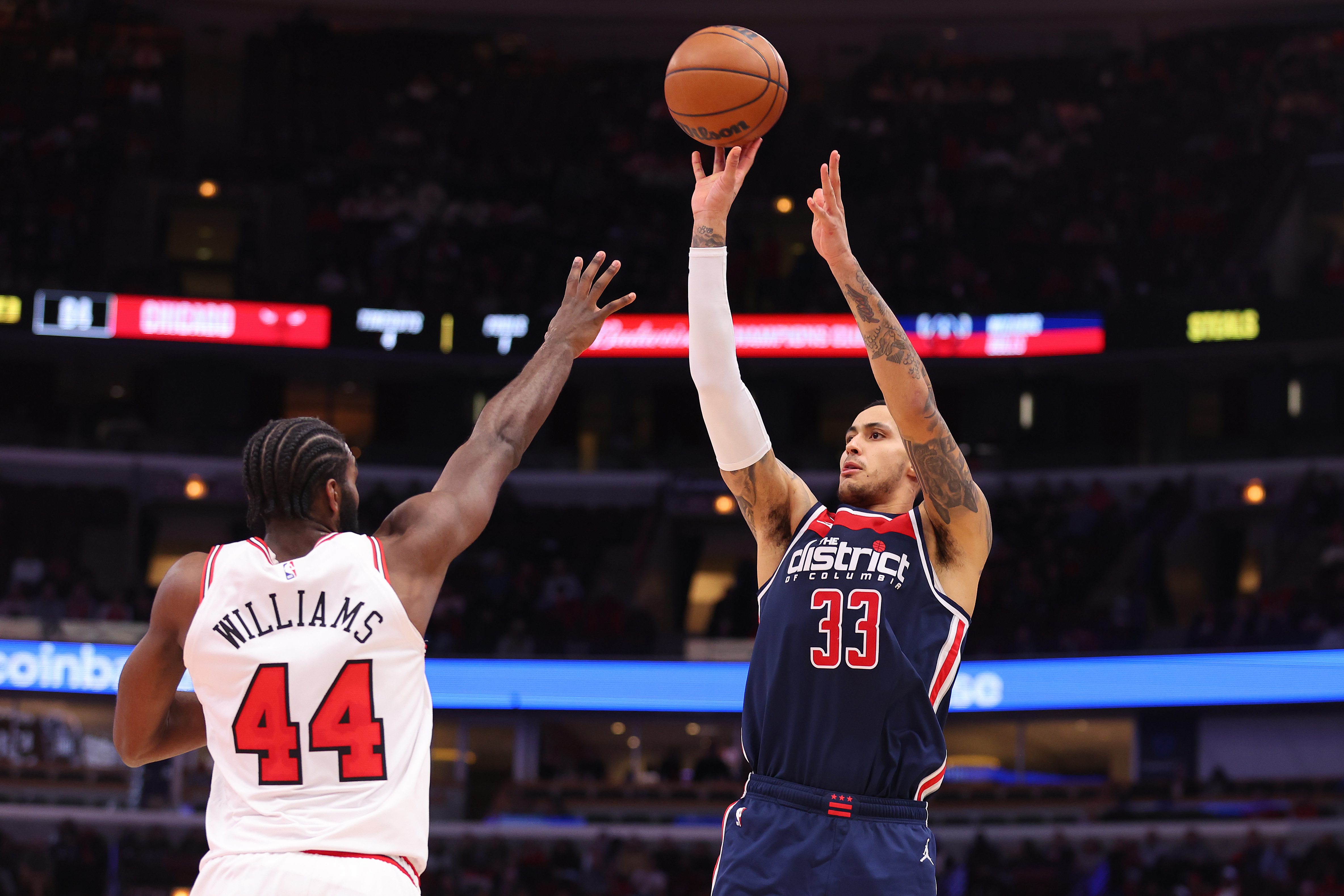 Kyle Kuzma of the Washington Wizards poses for a portrait during