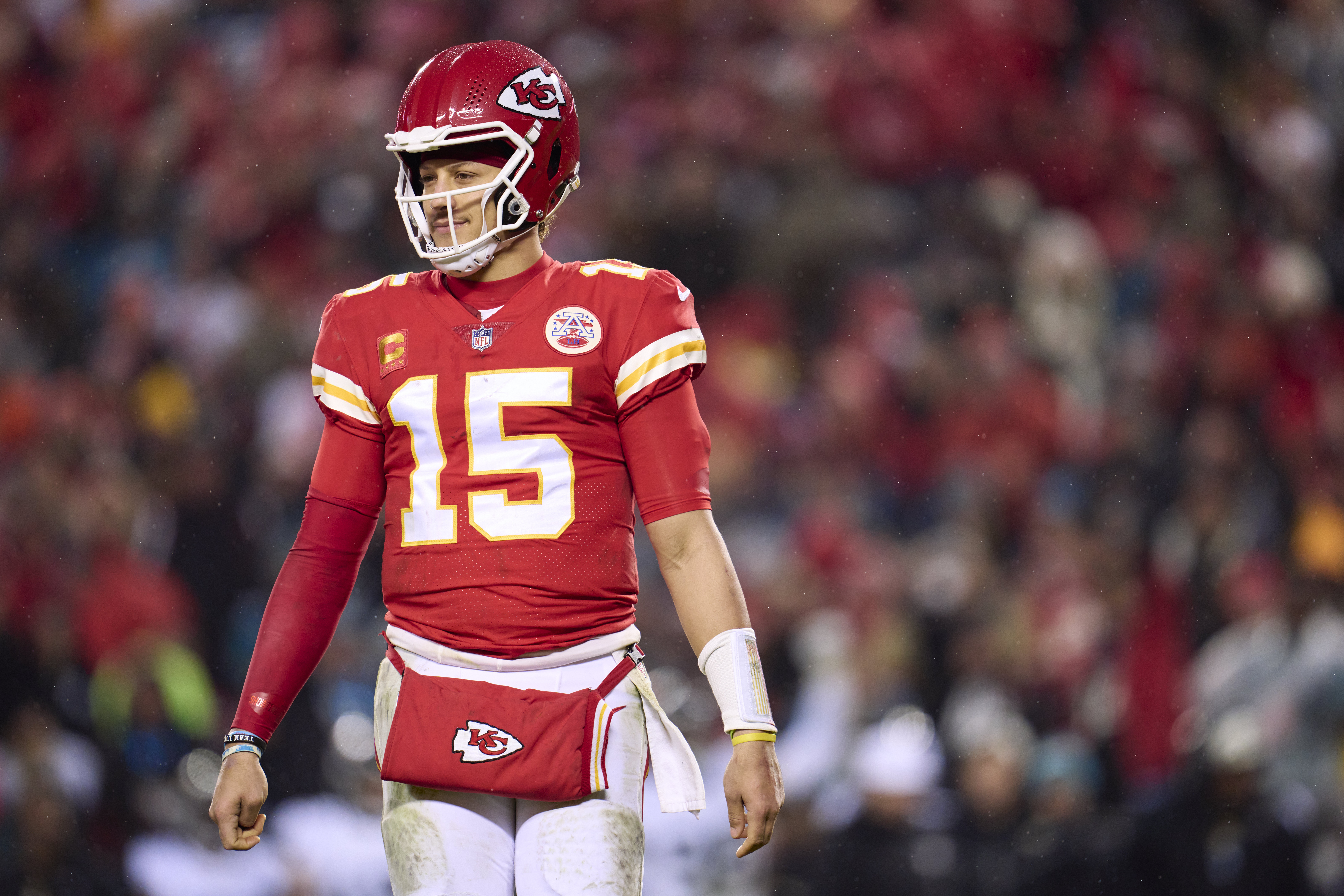 Patrick Mahomes is STILL recovering from ankle injury suffered in