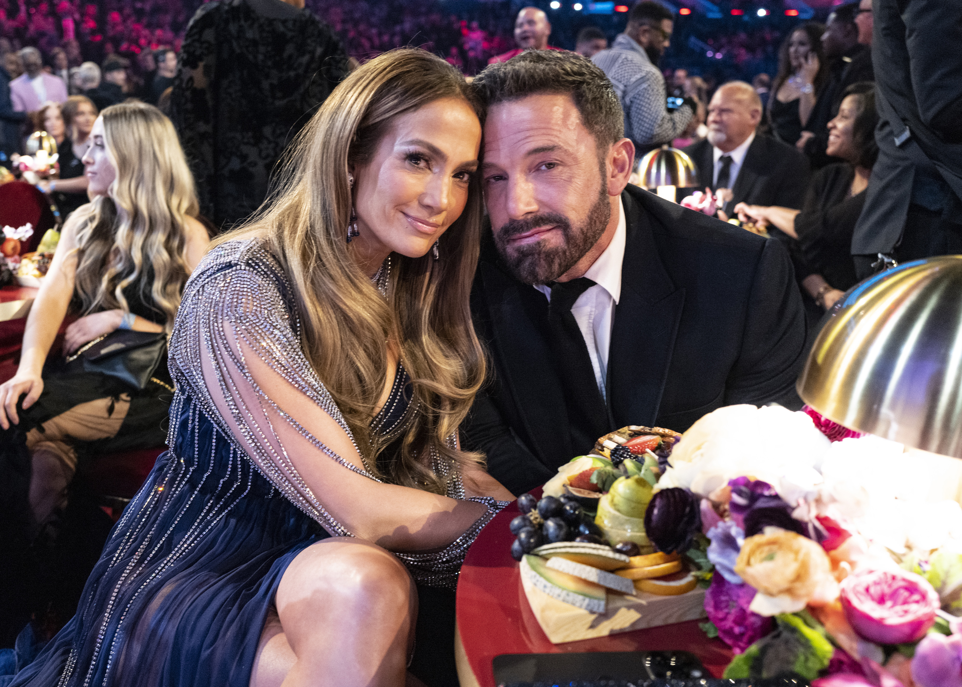 Ben Affleck & Jennifer Lopez Were Aware Of Grammys Memes Circulating During Show, Seat Filler Claims