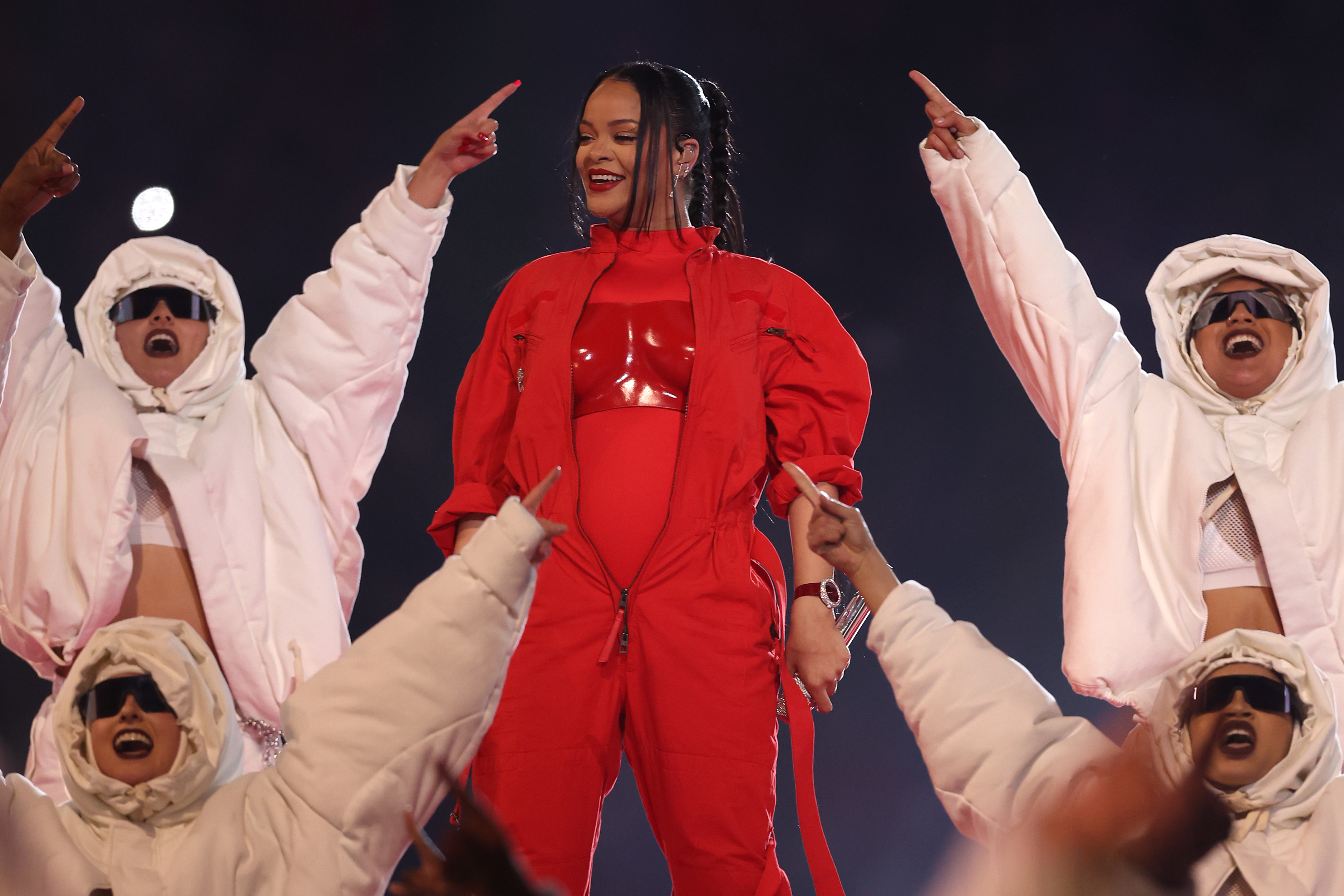 Rihanna’s Baby Bump Is On Full Display In New Up-Close Photo From Super Bowl