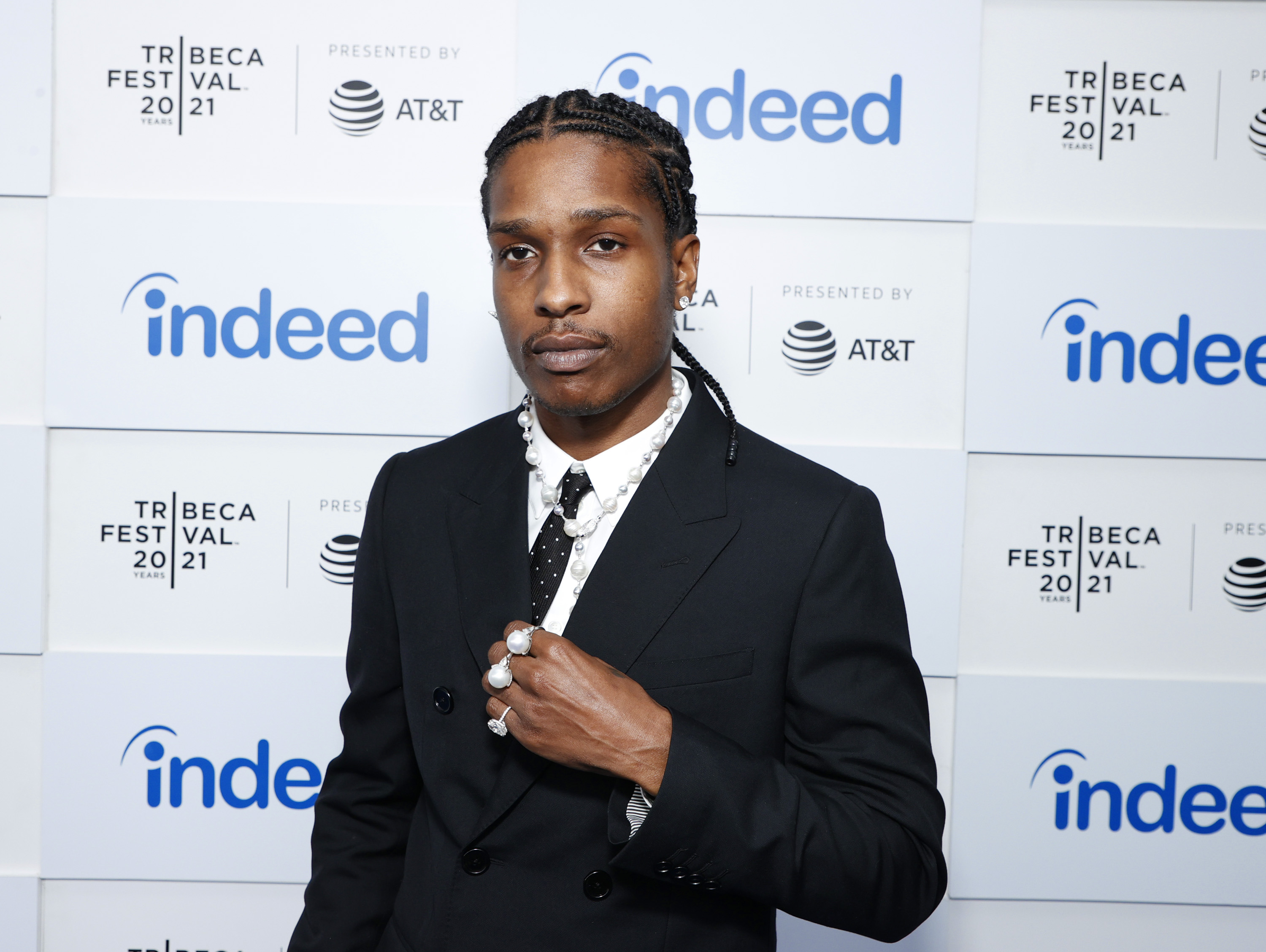 A$AP Rocky Reacts To Tems Oscars Dress During Rihanna Date