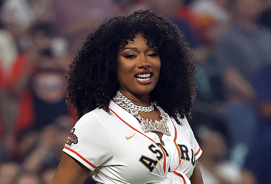 Megan Thee Stallion throws steamy first pitch at the Houston Astros' opening  game