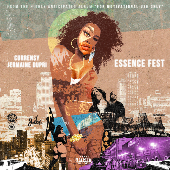 Curren$y & Jermaine Dupri Bring The Bounce On “Essence Fest”