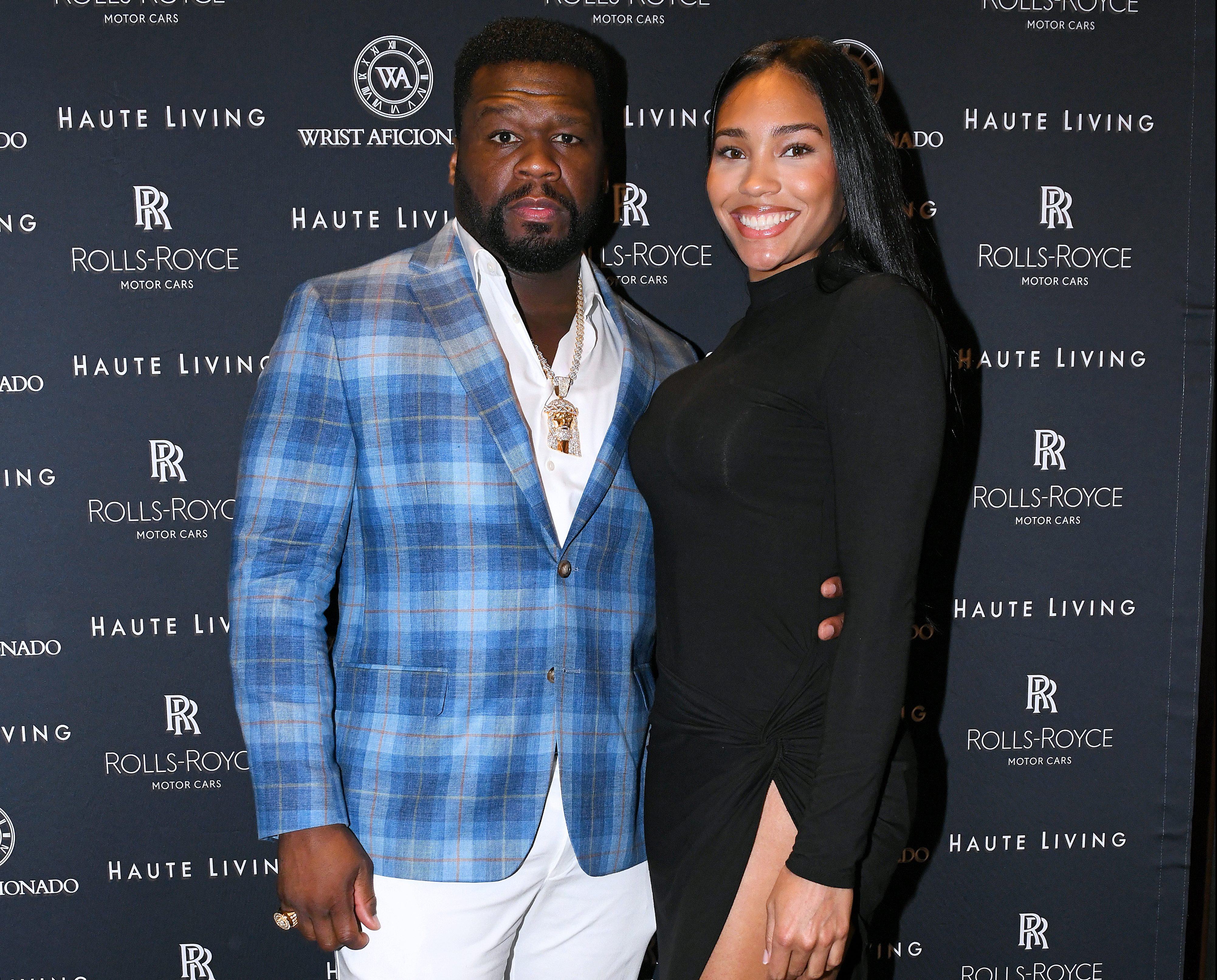 50 Cent & Cuban Link Spark Engagement Rumours After She’s Spotted Wearing Massive Ring