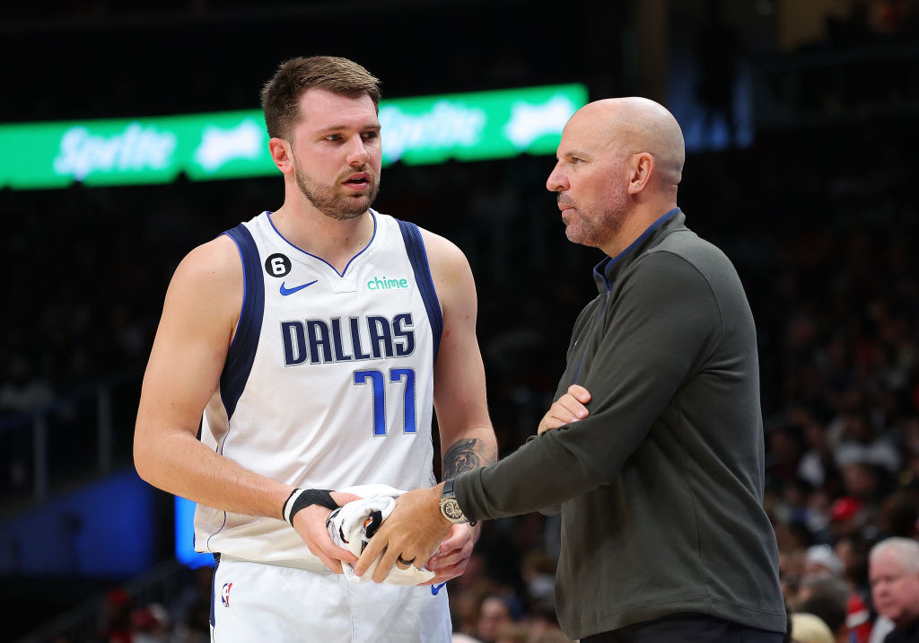 Jason Kidd Seems Unhappy Luka Doncic Is Getting Shut Down