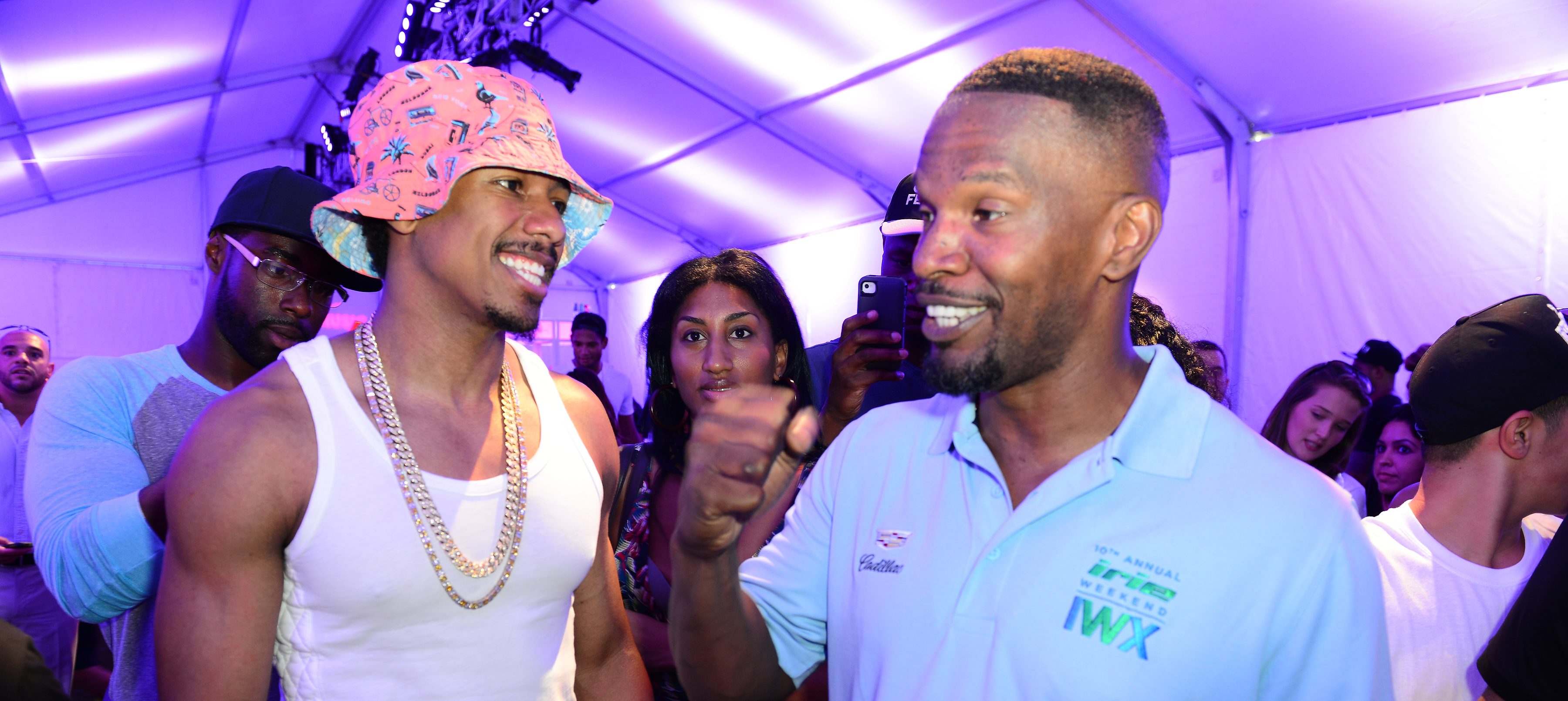 Nick Cannon Gives Jamie Foxx Update