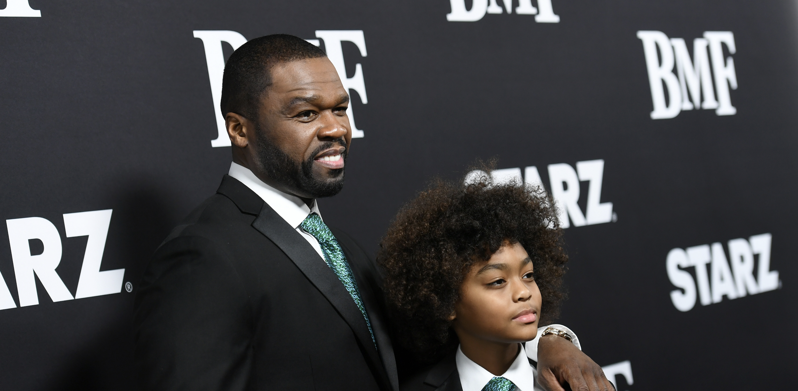 50 Cent Brushes Off Son’s $10K Apple Cash Request