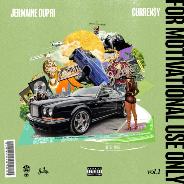 Curren$y & Jermaine Dupri’s Highly-Anticipated Project “For Motivational Use Only Vol. 1” Is Here