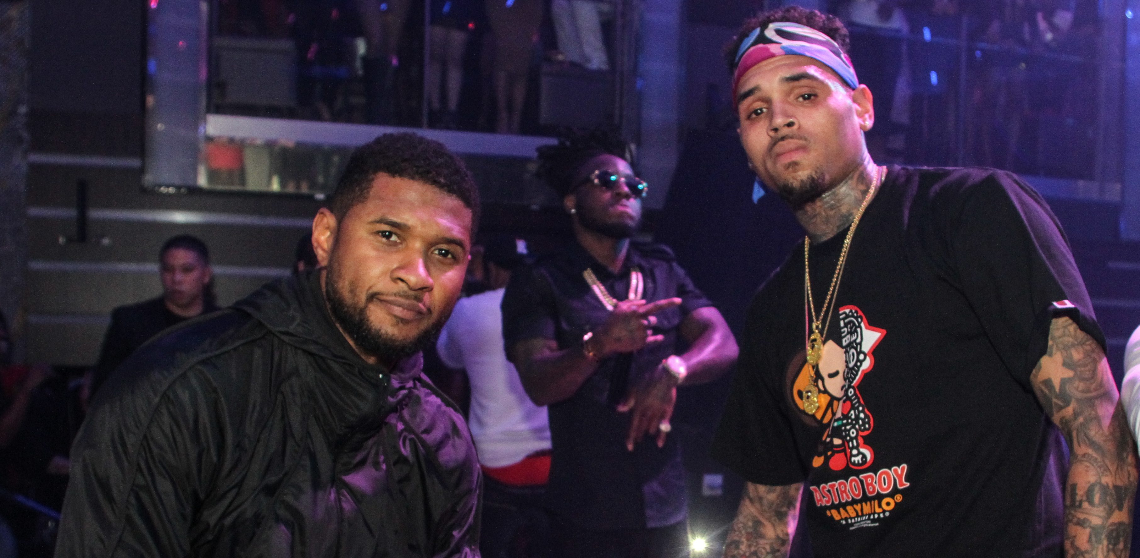 Chris Brown & His Crew Allegedly Jumped Usher At Birthday Party, Twitter Reacts