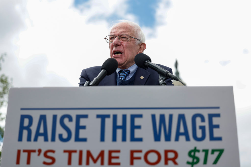 Bernie Sanders Seeks To Raise Minimum Wage to $17