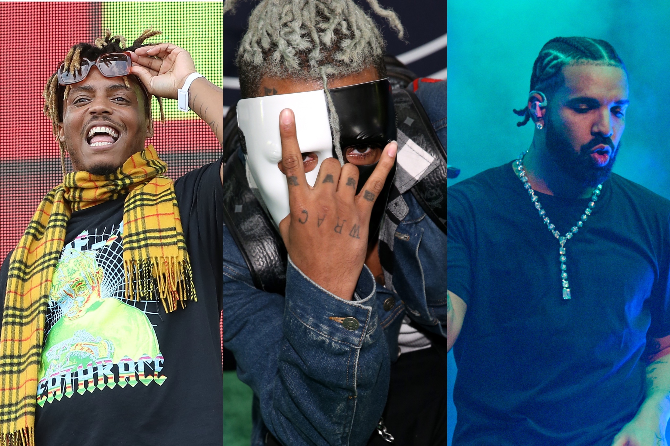 Juice WRLD, XXXTentacion, Drake Are Most-Streamed Rappers