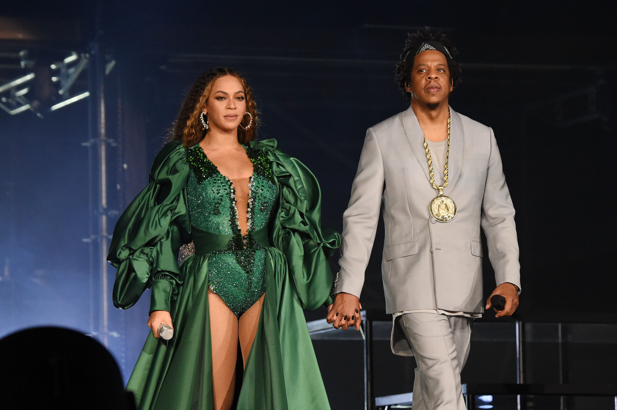 Beyonce & Jay-Z Support Pharrell's Louis Vuitton Debut Looking Regal AF