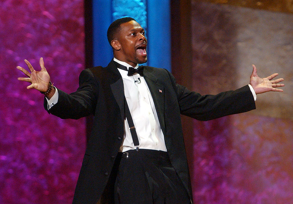 Chris Tucker in 2001 at PBS event "On Stage At The Kennedy Center: The Mark Twain Prize." 