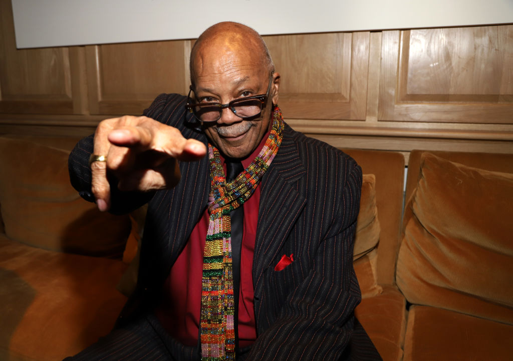Quincy Jones at an event for "Dolemite Is My Name!" in 2019