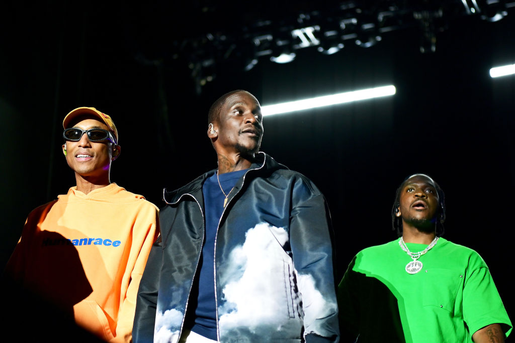 Jay-Z and Beyonce Bopping to New Clipse Song at Pharrell's LV