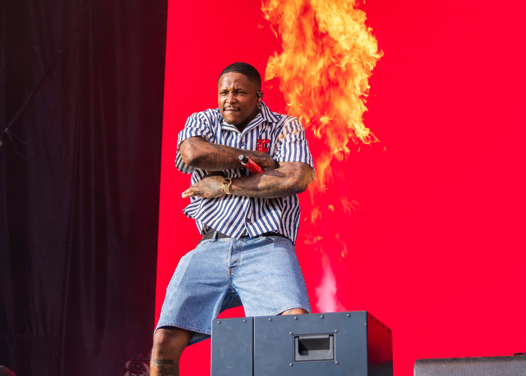 YG performs in Chicago.