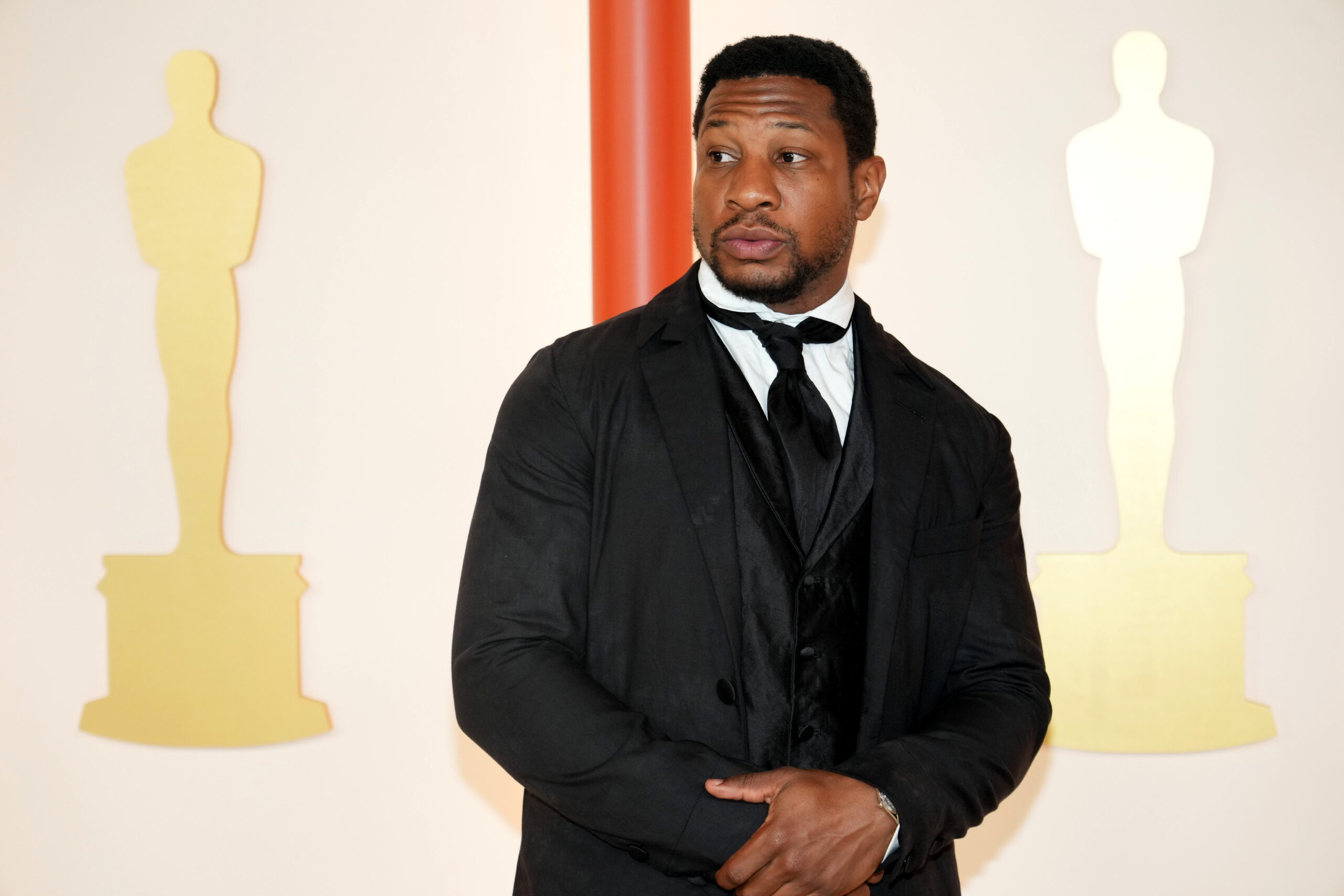 Jonathan Majors Makes Court Appearance Alongside Meagan Good