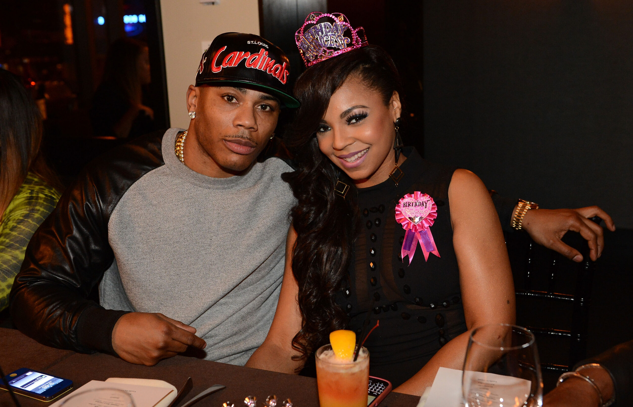 Ashanti & Nelly Rock Luxurious Matching Outfits For Annual QC Music