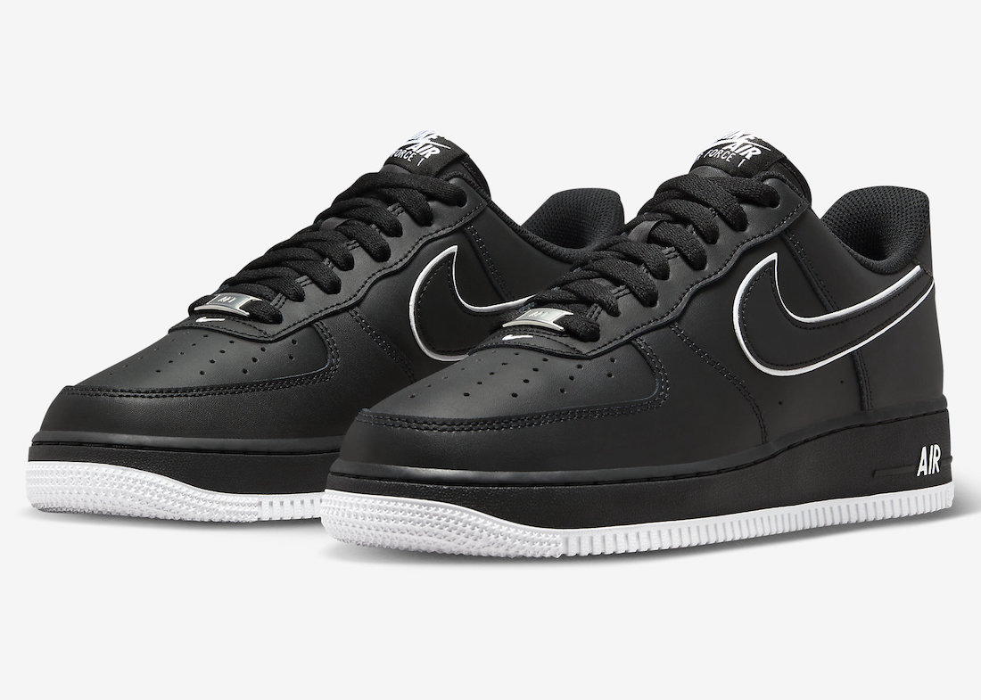 Nike Air Force 1 Low Black And White Officially Revealed