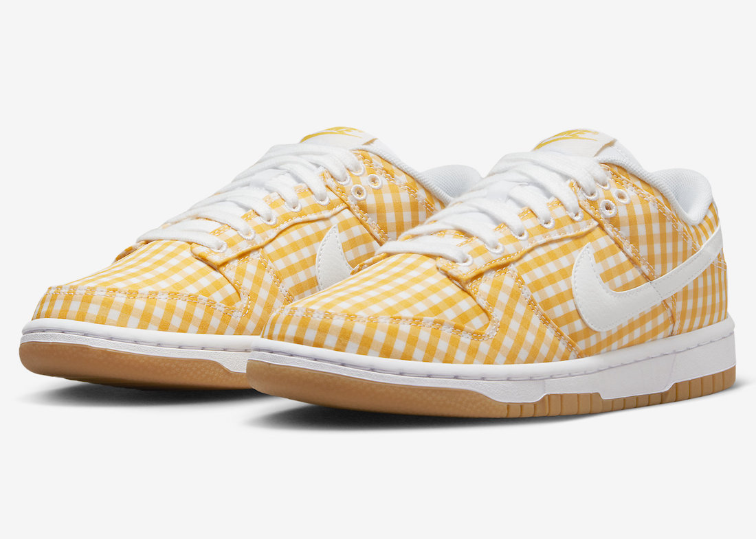 Nike Dunk Low “Yellow Gingham” Official Photos
