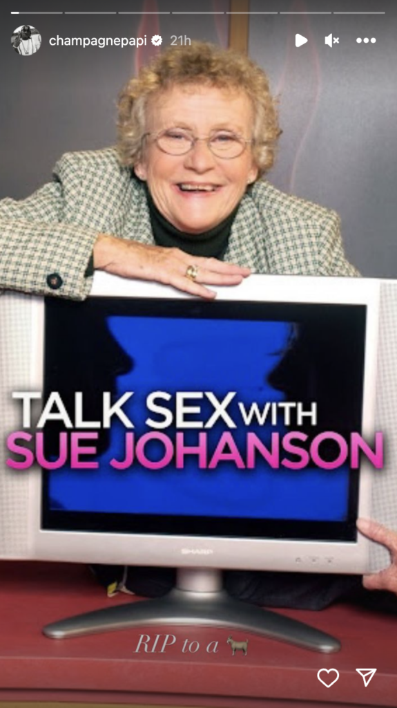 RIP Sue Johanson