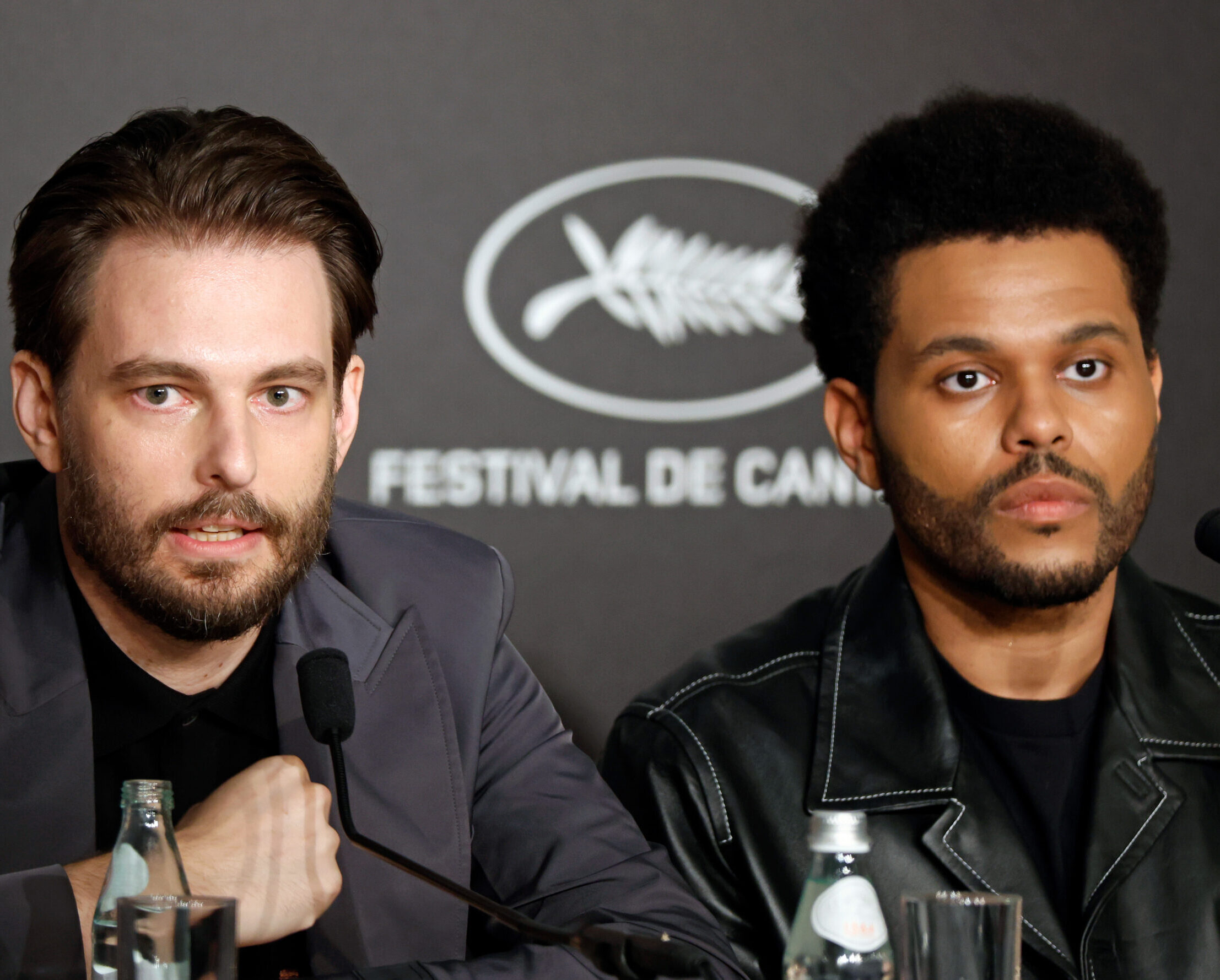 The Weeknd 76th Cannes Festival Leather Jacket
