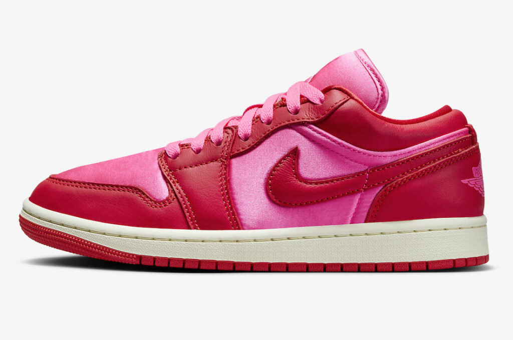 jordan 1 black pink low
