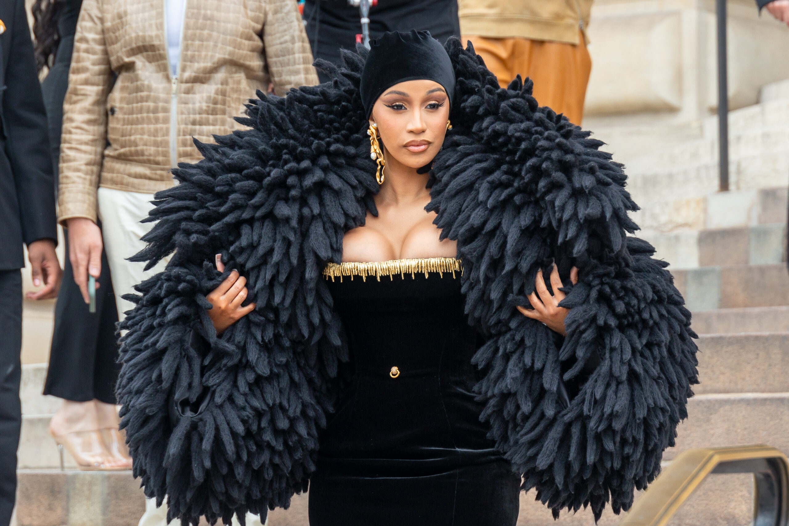 Cardi B Sings Whitney Houston After Thom Browne Show At Paris Fashion Week