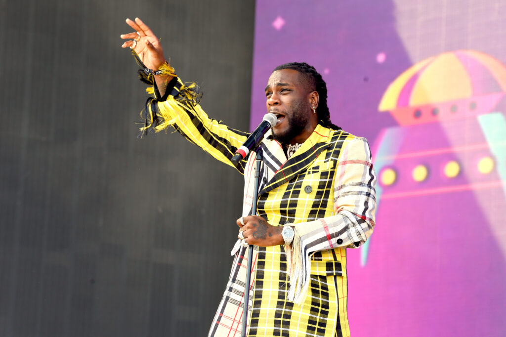 Burna Boy performs at Coachella.