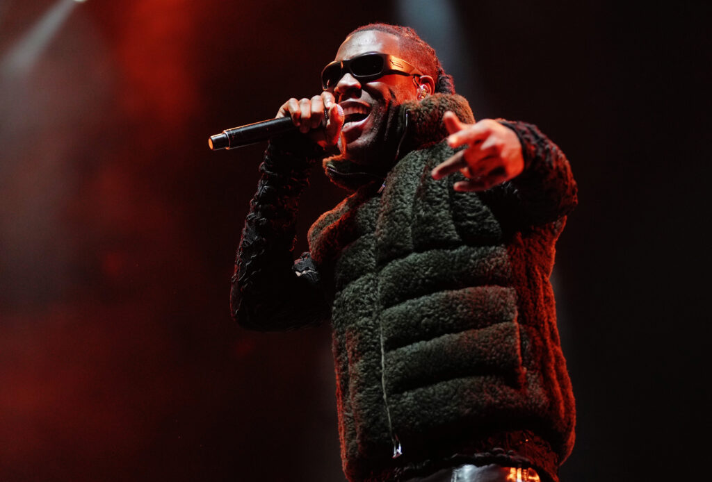 Burna at Outside Lands festival 