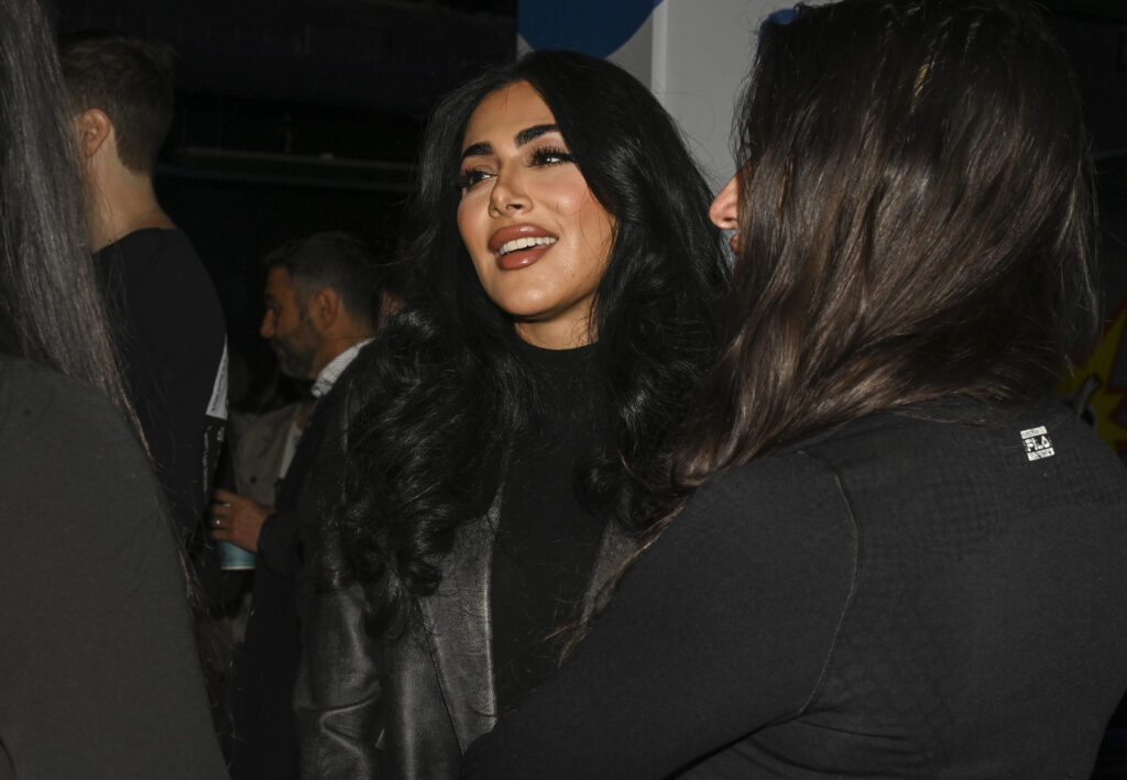 Huda Kattan at beauty event