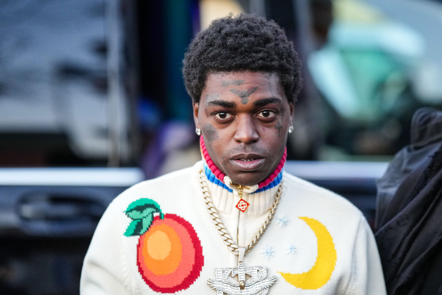 Kodak Black Outfit from October 7, 2021, WHAT'S ON THE STAR?