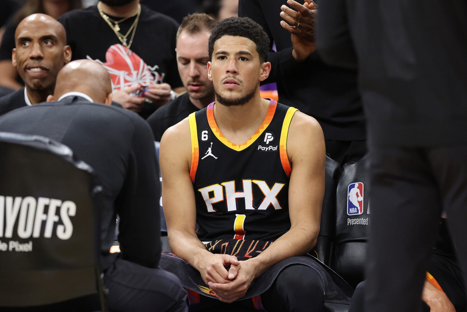 Suns' Devin Booker gives first look at new Book 1 colorway right