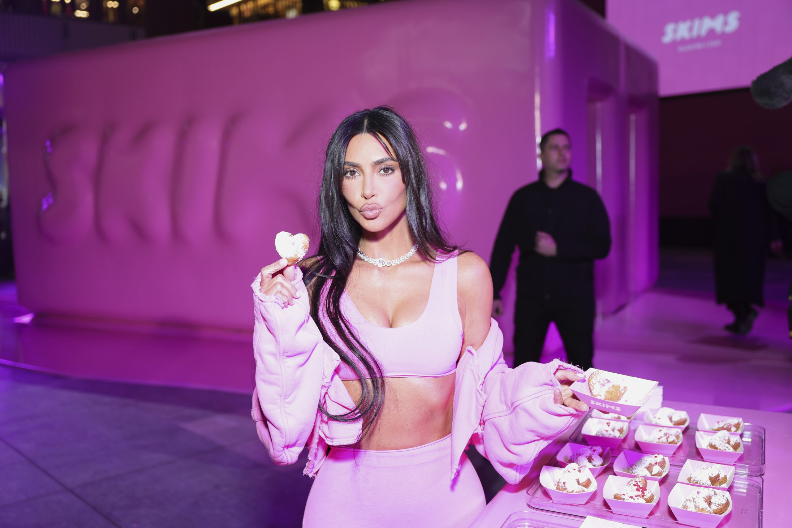 Kim Kardashian Shares Fan's TikTok About Her SKIMS Bodysuit Saving
