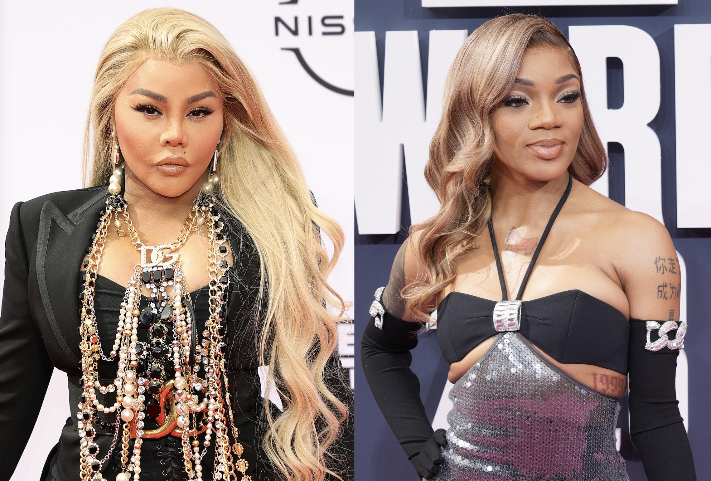 Lil Kim Hypes Up GloRilla’s Sexy Silver Photo Shoot As Glo Copies Her Signature Pose