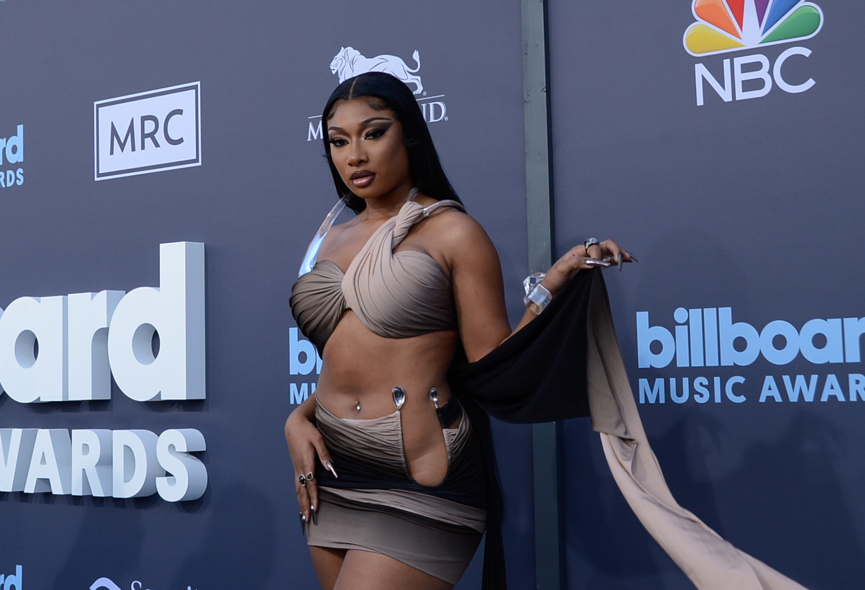 Megan Thee Stallion Wears Eerie Red Contacts Pink Hair For New