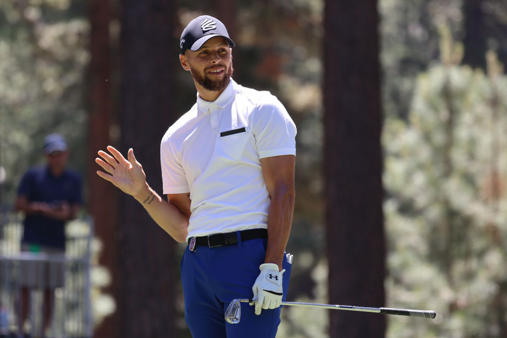 Steph Curry drains wild putt on No. 12 at American Century Championship -  NBC Sports