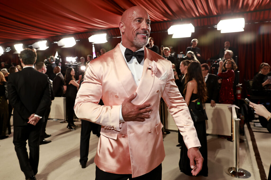 The Rock Dwayne Johnson at the Academy Awards