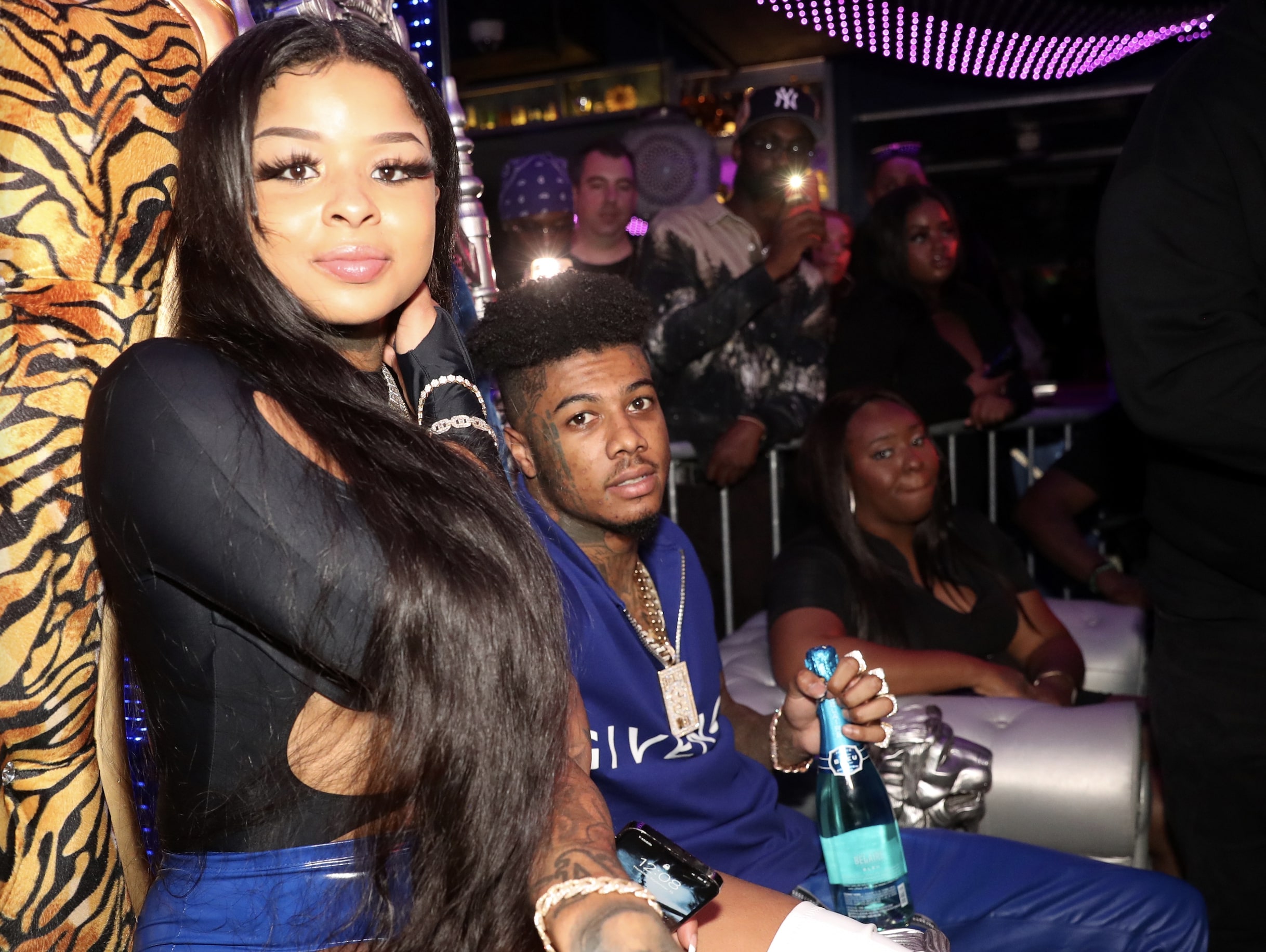 Chrisean Rock Says Blueface Threatened To Kick Her Stomach