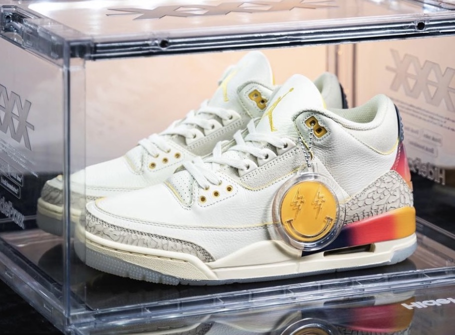 J Balvin x Air Jordan 3 Retro SP 'Medellin Sunset' - Multi – Feature