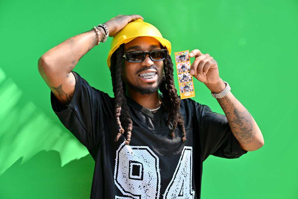 Rapper Quavo attends Rocket Power Album Pop Up Shop at Good Times Photo  d'actualité - Getty Images