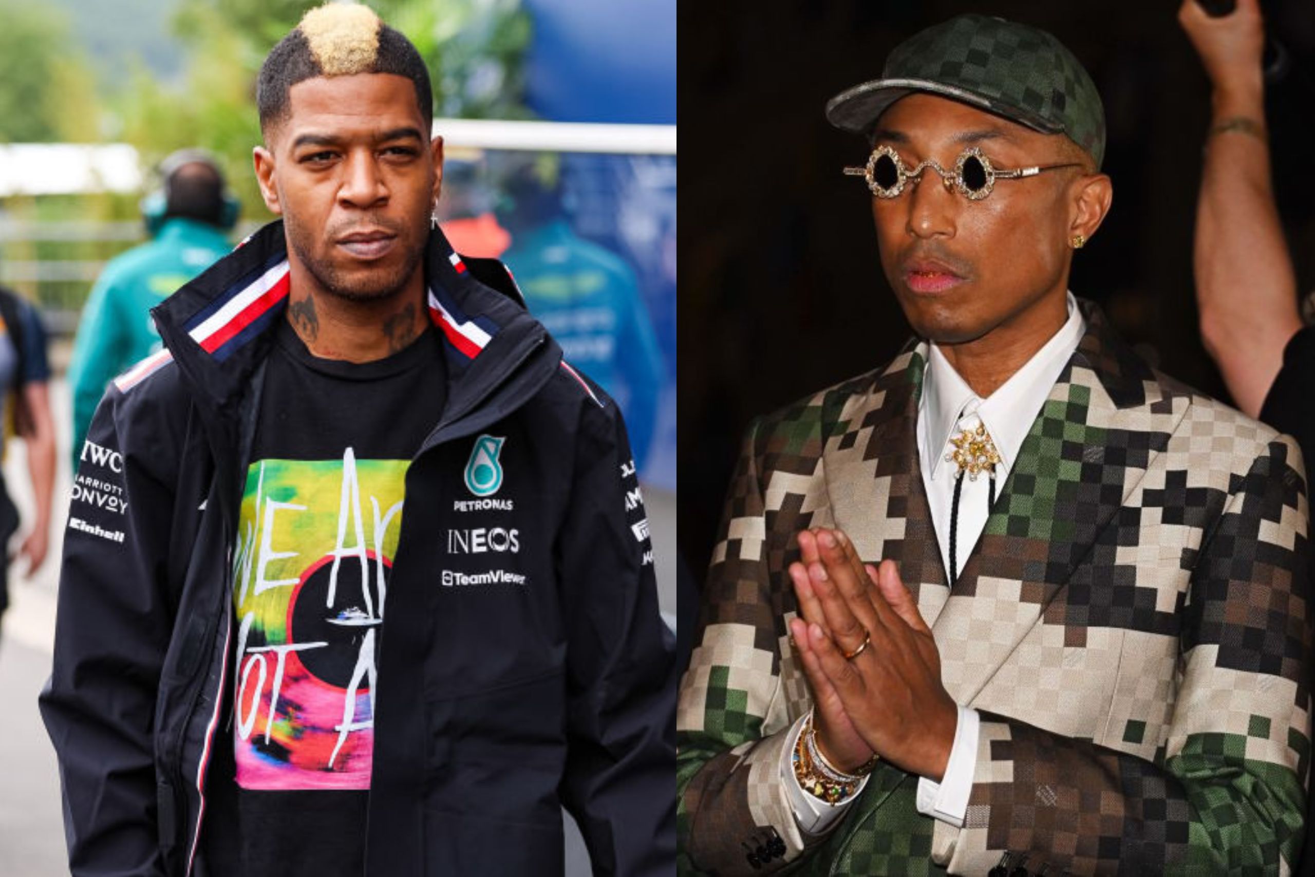 Kid Cudi Says Pharrell Was A “Style God” To Him As A Kid