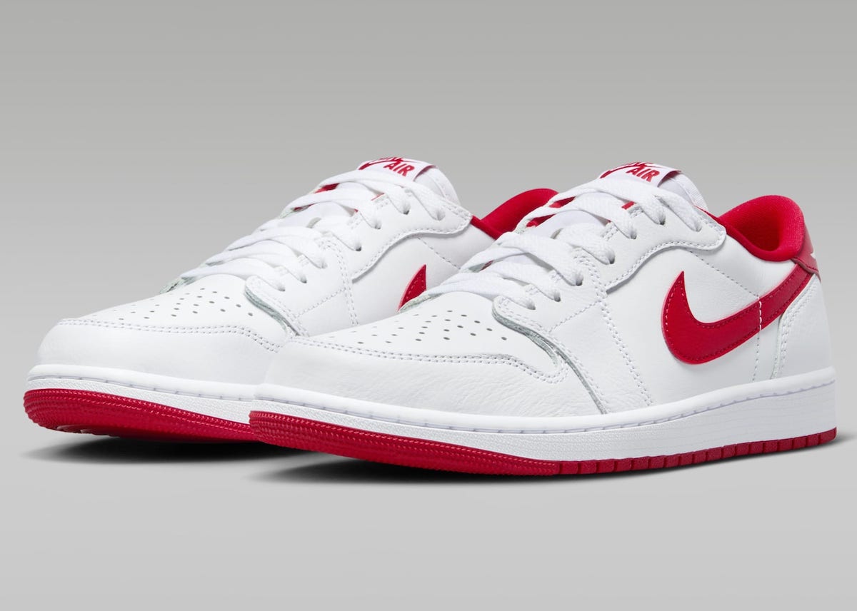 Air Jordan 1 Low OG “University Red” Officially Unveiled