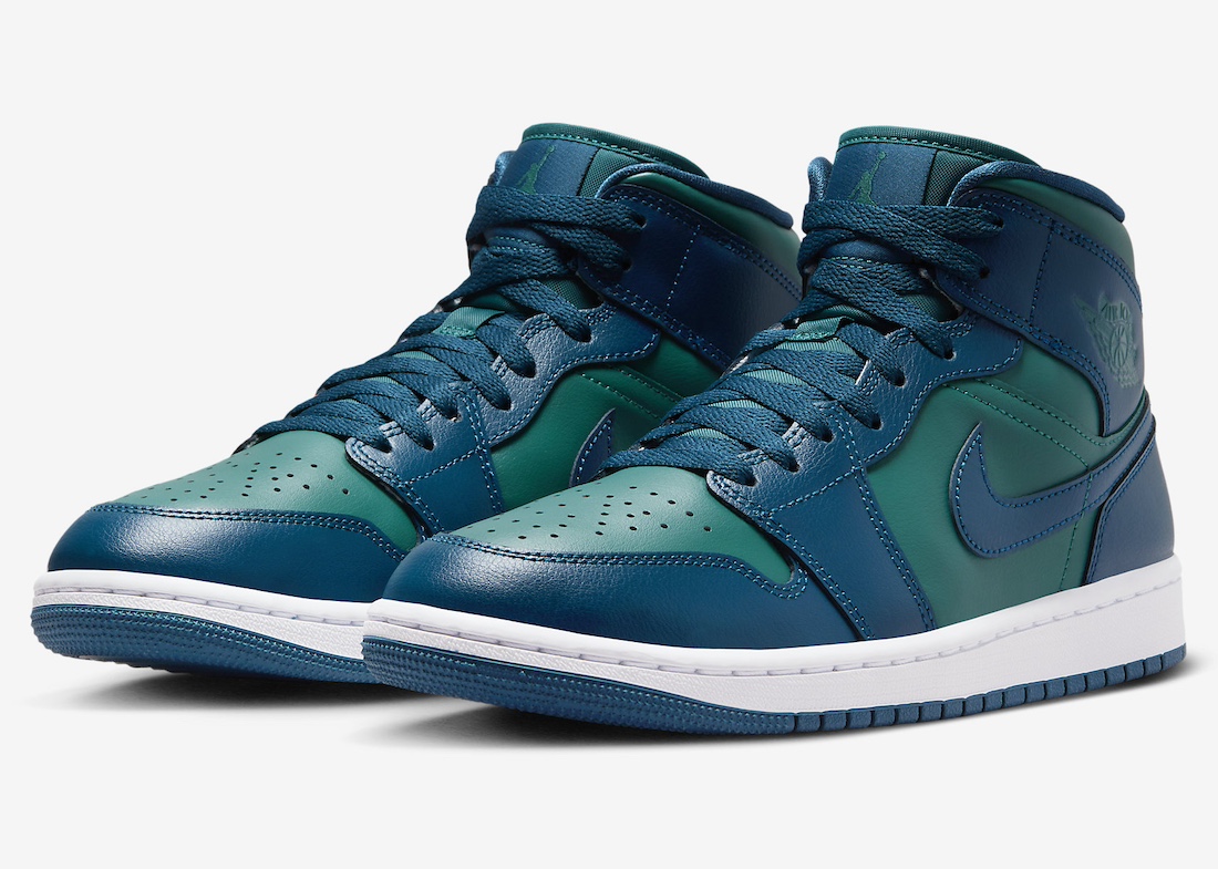 Air Jordan 1 Mid “Teal/French Blue” Officially Revealed