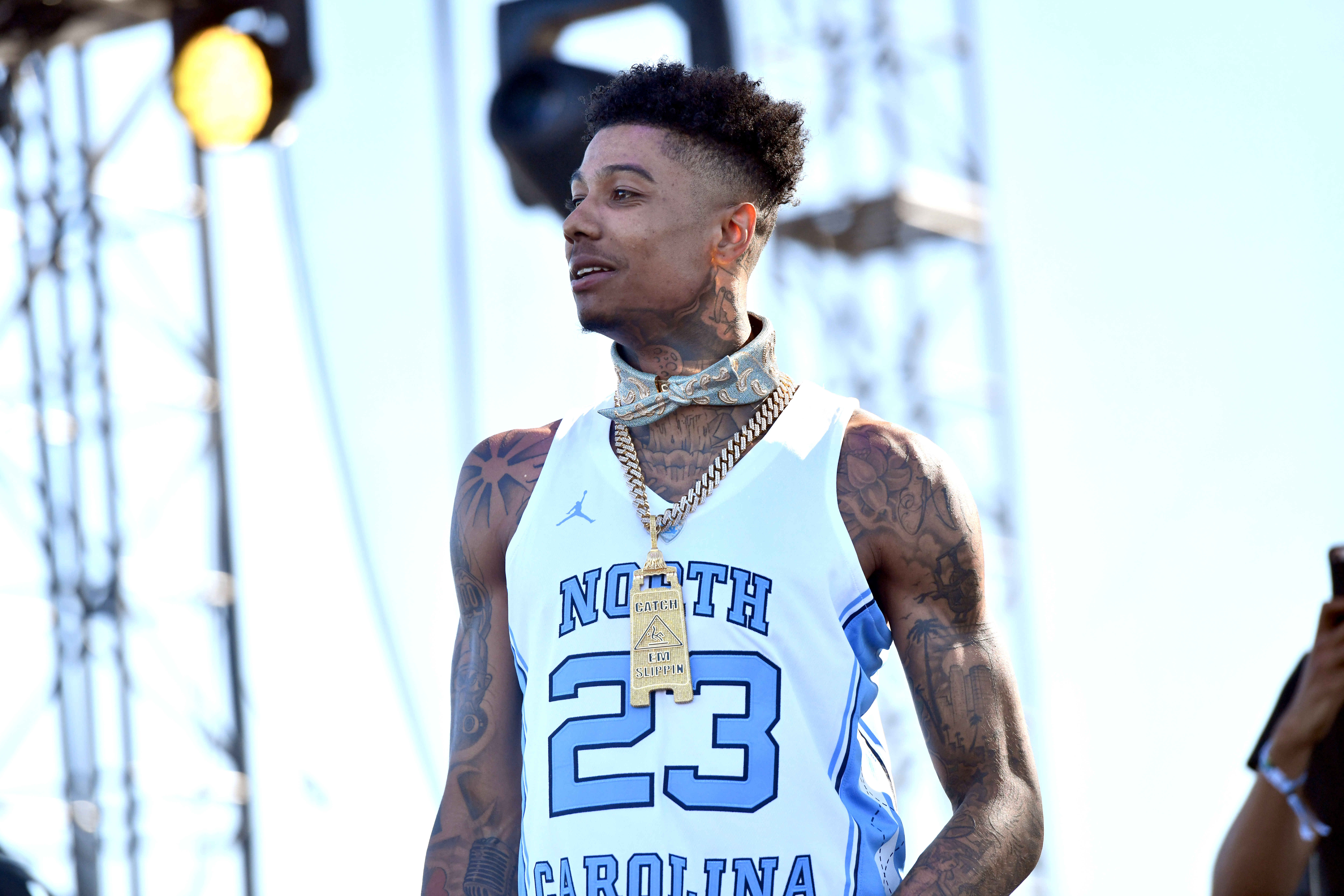 Blueface & Jaidyn Alexis Hold Hands In Cute Photos Taken After This Weekend’s Concert