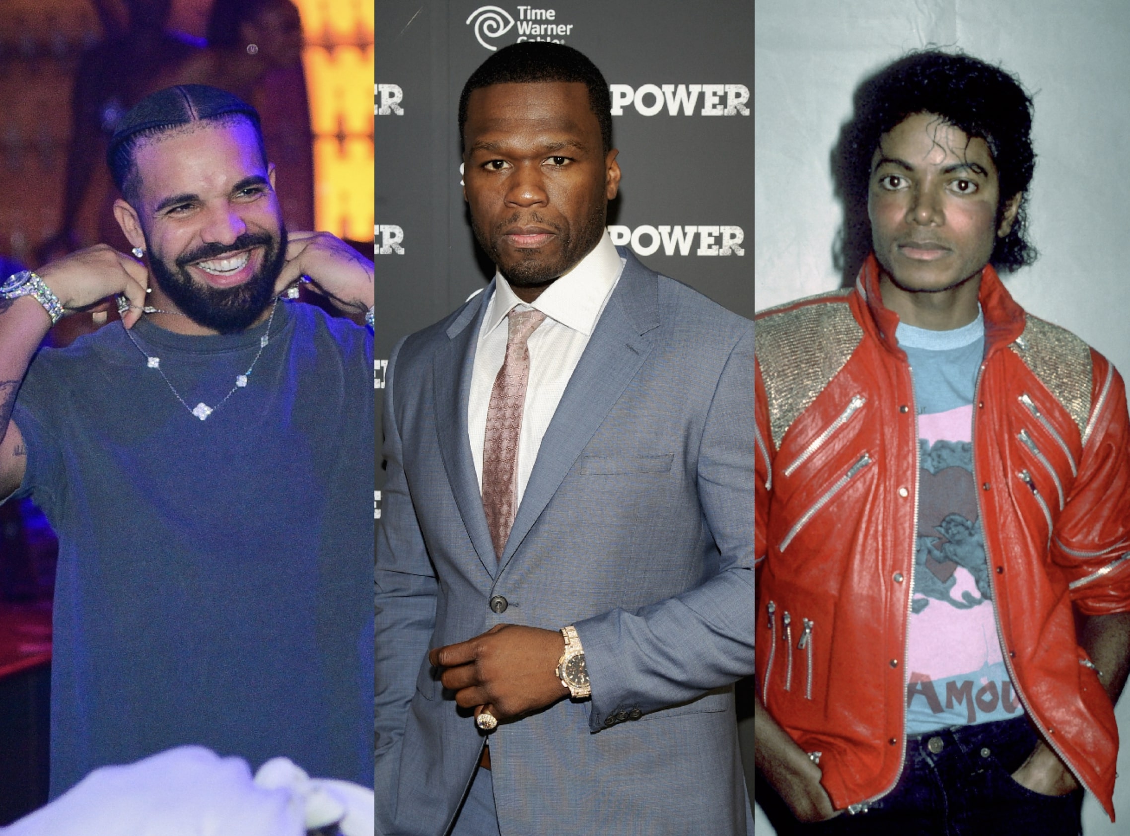 50 Cent Reps Drake’s Merch To Workout, Fan Confuses Canadian With Michael Jackson